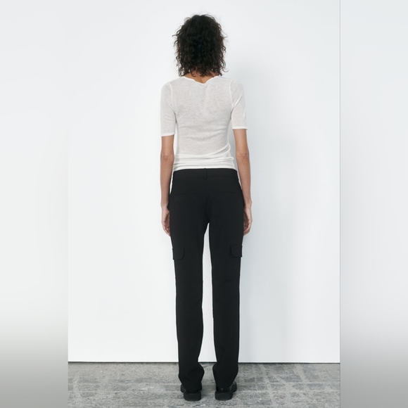 NWT ZIPPERED CARGO PANT BY ZARA - Picture 5 of 13